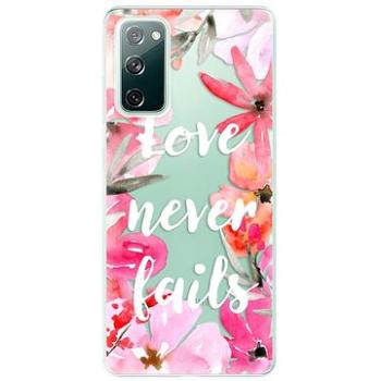 iSaprio Love Never Fails pro Samsung Galaxy S20 FE (lonev-TPU3-S20FE)