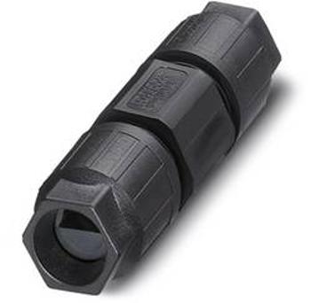 Connector Q 1,5/4IDC/24-24KU-KU-ASI-BK Phoenix Contact 1585058, kulatý faston, Provedení konektoru: kabelová spojka IP65 / 67, PA, pólů 4, 1 ks