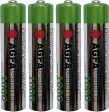 Akumulátor Agfa, NiMH, AAA, 900 mAh, 4 ks