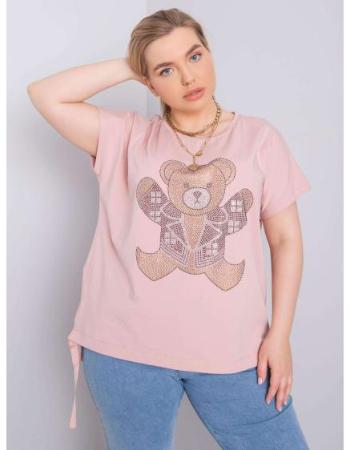 Dámská halenka plus size MARLENE růžová 