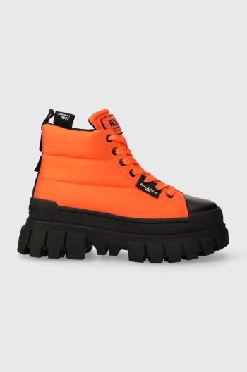 Kotníkové boty Palladium REVOLT BOOT OVERCUSH dámské, oranžová barva, 98863.835.M