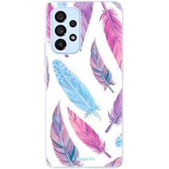 iSaprio Feather Pattern 10 pro Samsung Galaxy A73 5G (feather10-TPU3-A73-5G)
