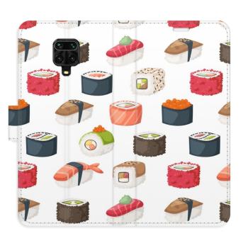 Flipové pouzdro iSaprio - Sushi Pattern 02 - Xiaomi Redmi Note 9 Pro / Note 9S