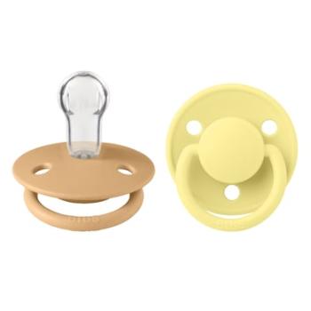 BIBS Dudlík De Lux Silicone 0-36 měsíců, Desert Sand & Sunshine