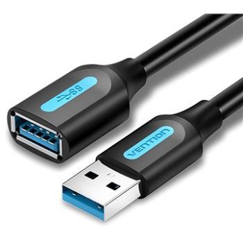Vention USB 3.0 Male to USB Female Extension Cable 0.5m Black PVC Type (CBHBD)