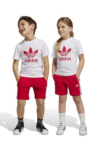 Dětská souprava adidas Originals červená barva