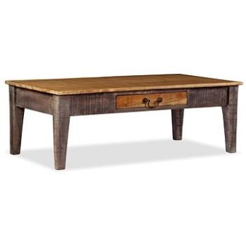 Konferenční stolek z masivního dřeva vintage 118x60x40 cm (244968)