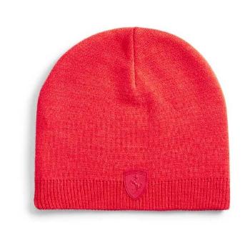 Puma FERRARI SPORTWEAR BEANIE Čepice, červená, velikost