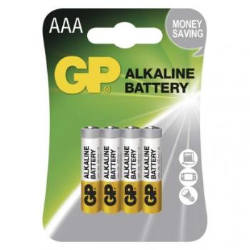 Alkalická baterie GP Alkaline LR03 (AAA) (4 ks)