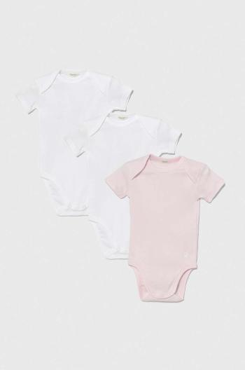 Bavlněné kojenecké body United Colors of Benetton 3-pack