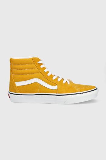 Kecky Vans Sk8-hi pánské, žlutá barva