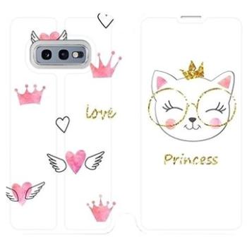 Flipové pouzdro na mobil Samsung Galaxy S10e - MH03S Kočička princess (5903226814824)