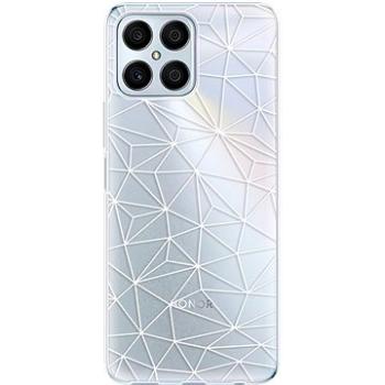 iSaprio Abstract Triangles 03 pro white pro Honor X8 (trian03w-TPU3-HonX8)