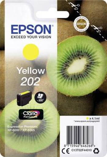 Epson Ink T02F44, 202 originál žlutá C13T02F44010