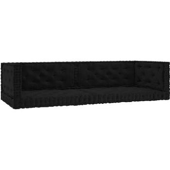 Podušky na nábytek z palet 6 ks bavlna černé (3068587)