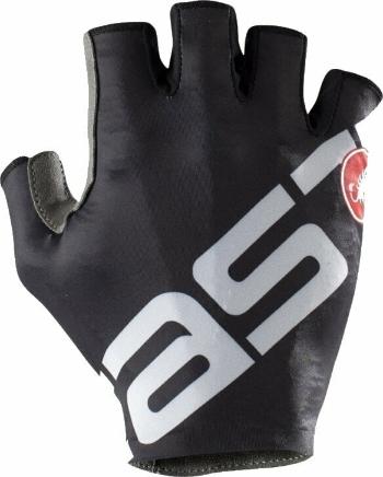 Castelli Competizione 2 Glove Light Black/Silver 2XL Cyklistické rukavice