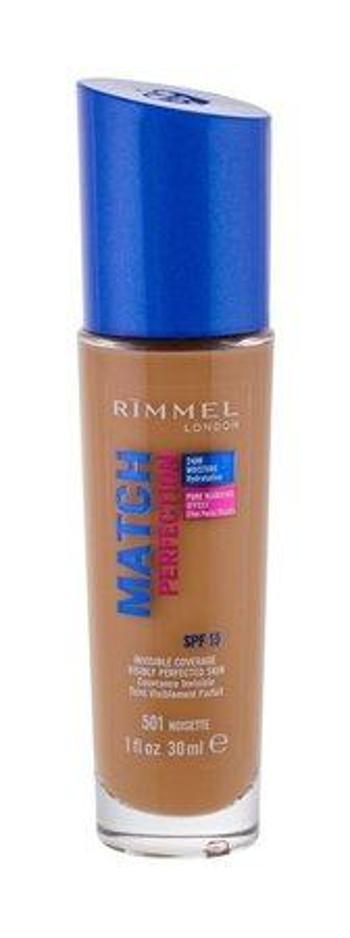 Rimmel London Match Perfection tekutý make-up se středním krytím SPF15 501 Noisette 30 ml