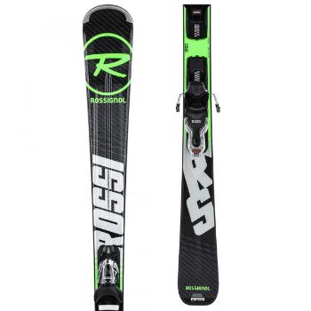 Rossignol ROSSI RS + XPRESS 10 GW Sjezdové lyže, černá, velikost 163