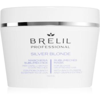 Brelil Professional Silver Blonde Sublimeches Mask hydratační maska neutralizující žluté tóny 220 ml