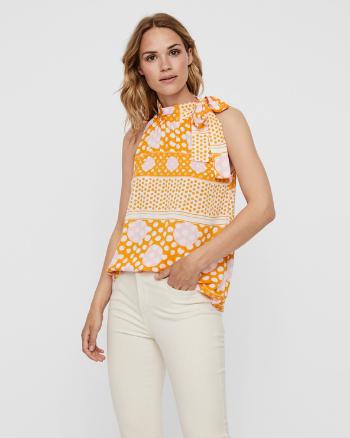 Vero Moda Anna Top Žlutá Oranžová