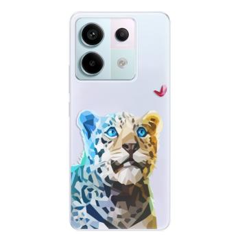 Odolné silikonové pouzdro iSaprio - Leopard With Butterfly - Xiaomi Redmi Note 13 Pro 5G / Poco X6 5G