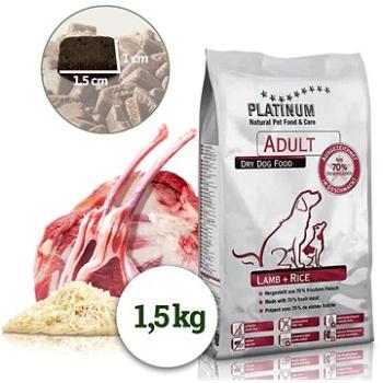 Platinum natural lamb rice jehněčí s rýží 1,5 kg (4260208740061)