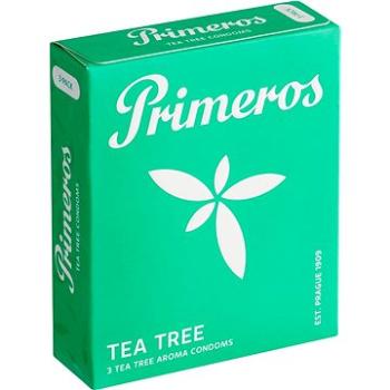 PRIMEROS Tea Tree kondomy s vůní čajovníku australského, 3 ks (8594068386111)