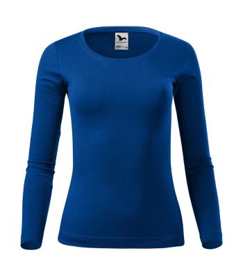 MALFINI Dámské tričko s dlouhým rukávem Fit-T Long Sleeve - Královská modrá | XL