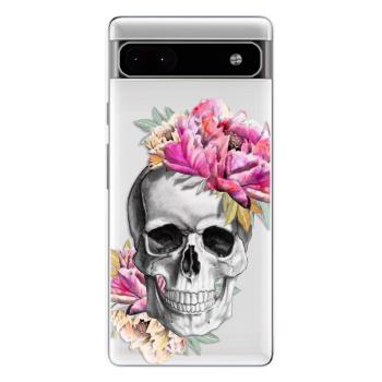 Odolné silikonové pouzdro iSaprio - Pretty Skull - Google Pixel 6a 5G