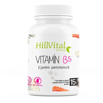 HillVital | Vitamín B5 - Kyselina pantothenová - 100 kapslí