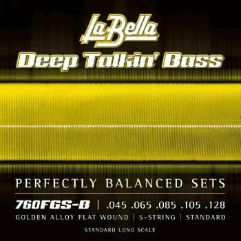 La Bella 760FGS-B Deep Talkin' Bass Standard 45-128 Struny pro 5-strunnou baskytaru