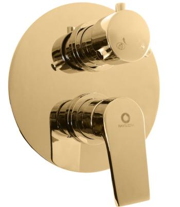 SLEZAK-RAV Vodovodní baterie sprchová vestavěná COLORADO zlato, Barva: zlato CO186KZ