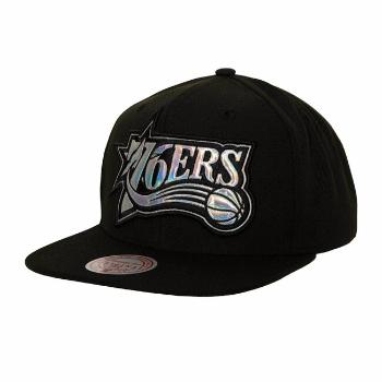 Mitchell & Ness snapback Philadelphia 76ers Iridescent XL Logo Snapback HWC black - UNI