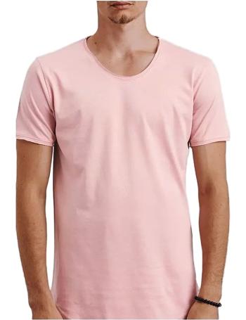 Světle růžové pánské tričko vel. XL