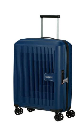 American Tourister Kabinový cestovní kufr Aerostep S EXP 36/40 l - tmavě modrá