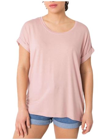 Růžové dámské basic tričko vel. S
