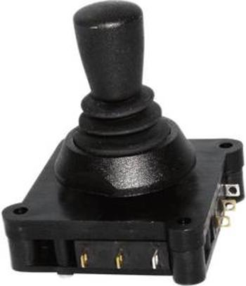 Joystick APEM 100212, 20 mm, 250 V/AC, 6 A, 20 mm, pájené, černá