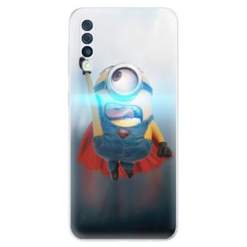 Odolné silikonové pouzdro iSaprio - Mimons Superman 02 - Samsung Galaxy A50