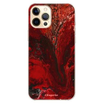 Odolné silikonové pouzdro iSaprio - RedMarble 17 - iPhone 12 Pro Max