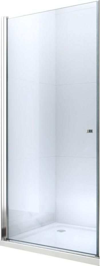 MEXEN Pretoria sprchové dveře křídlové 60 cm, transparent, chrom se stěnovým profilem 852-060-000-01-00