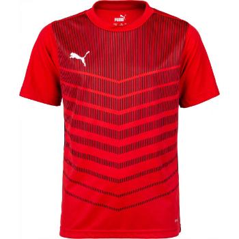 Puma FTBL PLAY GRAPHIC SHIRT Chlapecký dres, červená, velikost 140