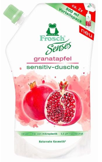 Frosch EKO Senses Sprchový gel Granátové jablko - náhradní náplň 500 ml