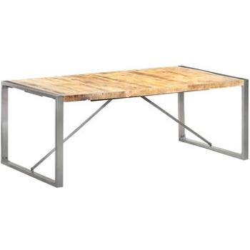 Jídelní stůl 200x100x75 cm masivní hrubé mangovníkové dřevo 321565 (321565)