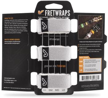 Gruvgear FretWraps Stone White Small - 3 Pack