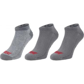 Levi's LOW CUT BATWING LOGO 3P Ponožky, šedá, velikost 39-42