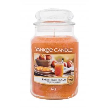 Yankee Candle Farm Fresh Peach 623 g vonná svíčka unisex