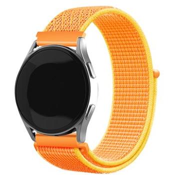 Eternico Airy Universal Quick Release 22mm Carrot Orange and Yellow edge    (AET-UN22AY-CaOrY)