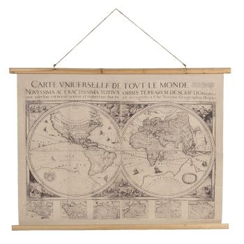 Nástěnná mapa světa obě polokoule s latinským popisem - 100*2*75 cm 5WK0041