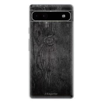 Odolné silikonové pouzdro iSaprio - Black Wood 13 - Google Pixel 6a 5G