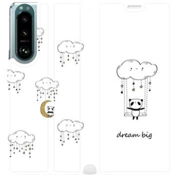 Flip pouzdro na mobil Sony Xperia 5 III - MH07P Panda dream big (5903516744794)